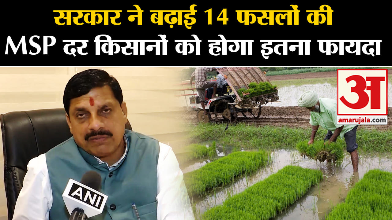 Dr Mohan Yadav : MP सरकार ने बढ़ाई 14 फसलों की  MSP दर किसानों को होगा इतना फायदा
