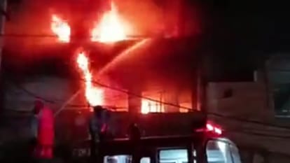 Fire Broke out in shops in Khanna