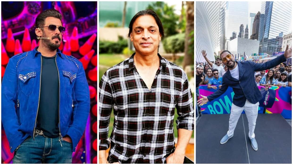 Throwback Thursday when Salman khan called Shoaib akhtar Yuvraj Singh to play cricket for anees bazmee son