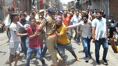 Tension in Aligarh Man beaten to death Two viral videos tell whole story of incident see video and photos