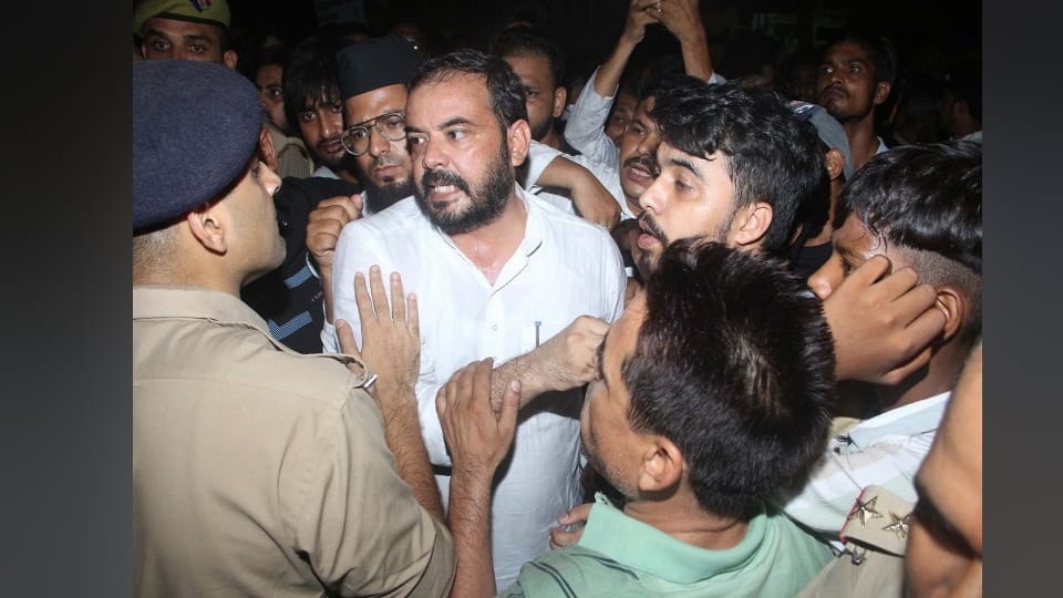 Tension in Aligarh Police could not understand situation intelligence system failed see photos