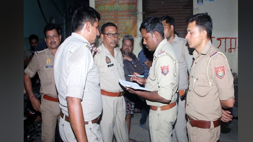 Tension in Aligarh mention of mob violence in case increased anxiety of officers