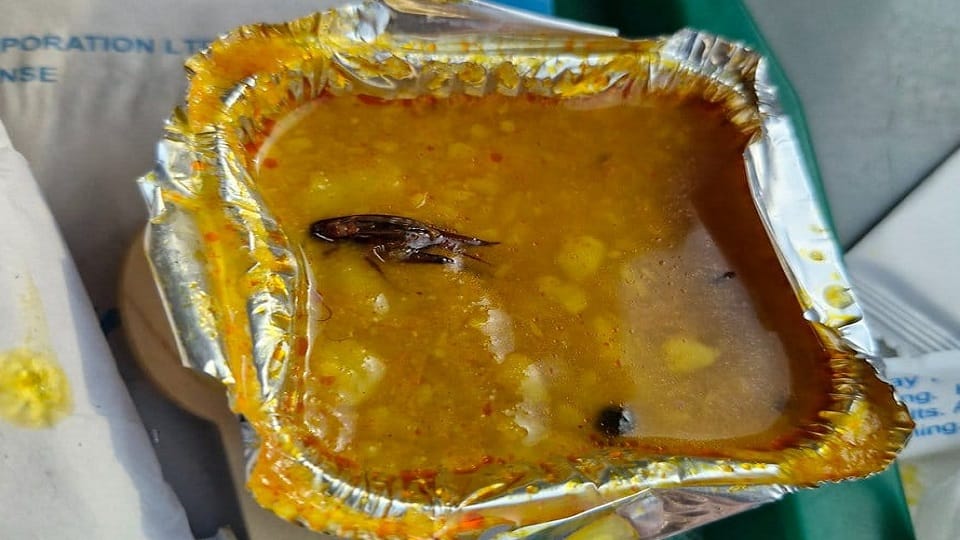 Now cockroach found in food of Vande Bharat Express