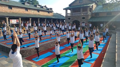 International Yoga Day celebrated in Uttarakhand