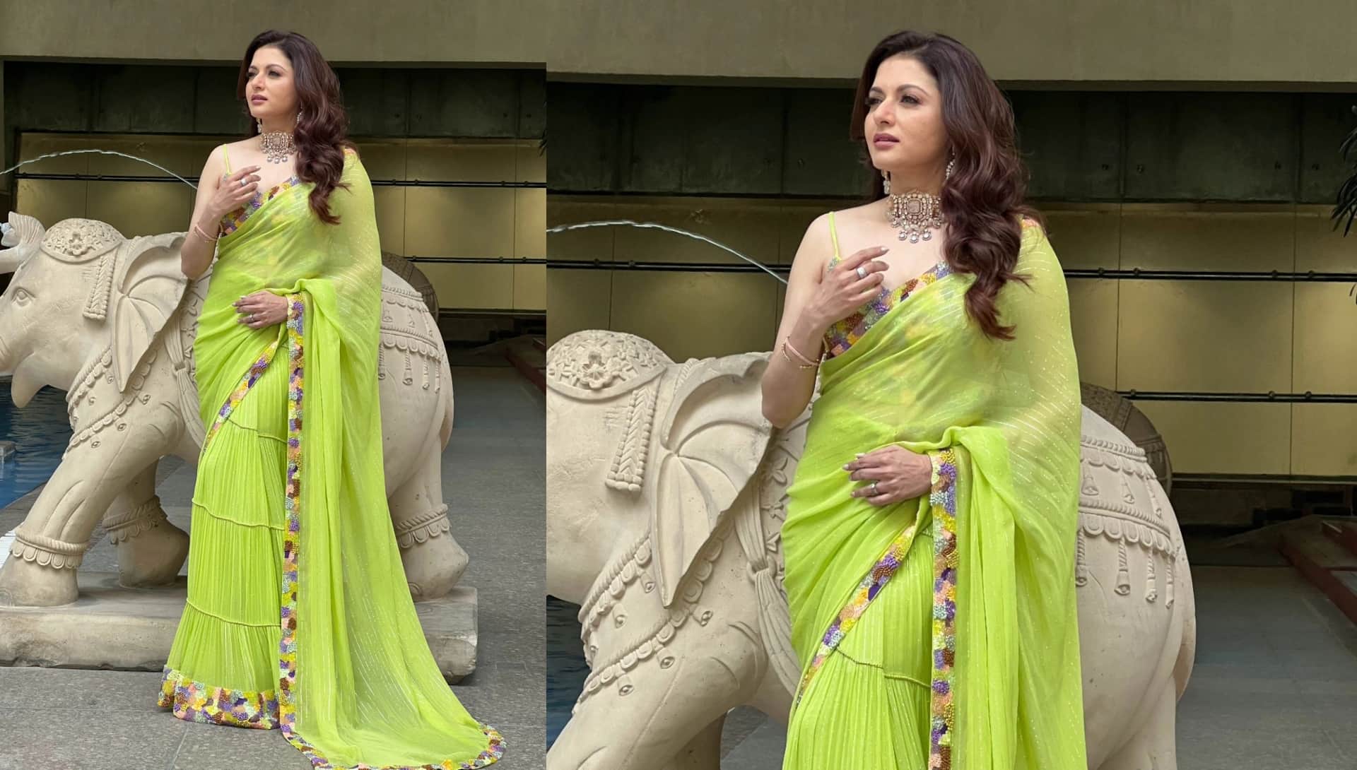 Summer Saree Collection inspired by Bollywood actress Bhagyashree