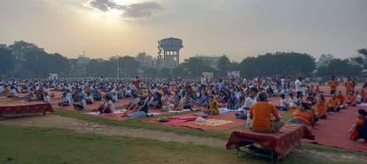 Yoga Day 2024: Stay healthy with yoga, programs held at various places in western UP