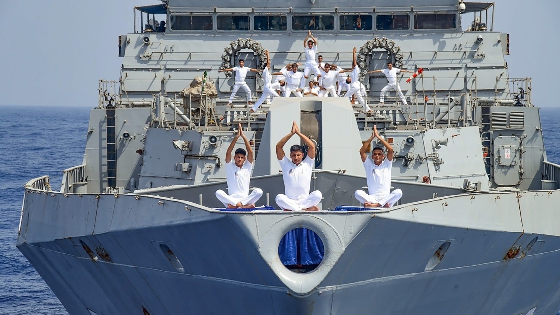 Photos This is how security forces celebrated Yoga Day