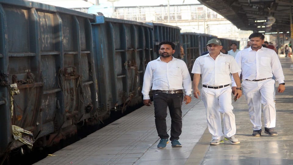 Fire breaks out in wagon of goods train loaded with coal