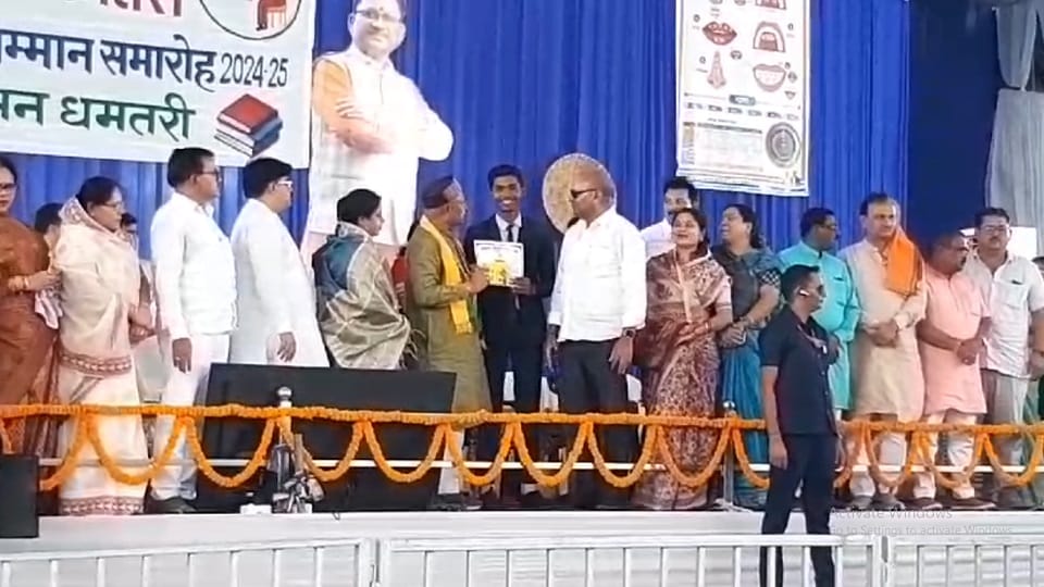 CM attended meritorious student felicitation ceremony inaugurated and laid foundation  stone for development