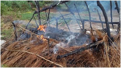 MP News: Lightning fell on a middle-aged woman working in the fields in Anuppur she died