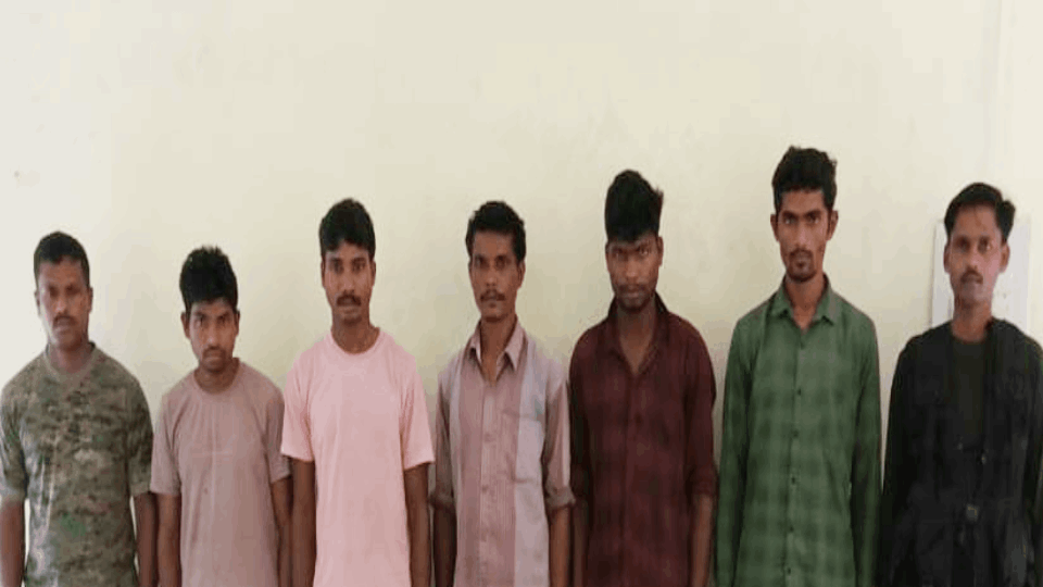 Nine Naxalites including one with a reward of Rs one lakh arrested in Bijapur