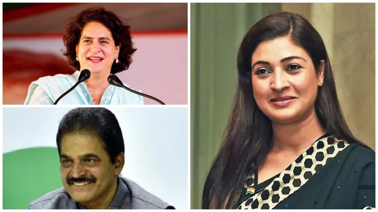 Priyanka Gandhi Venugopal and Alka Lamba will come to campaign for the by-elections