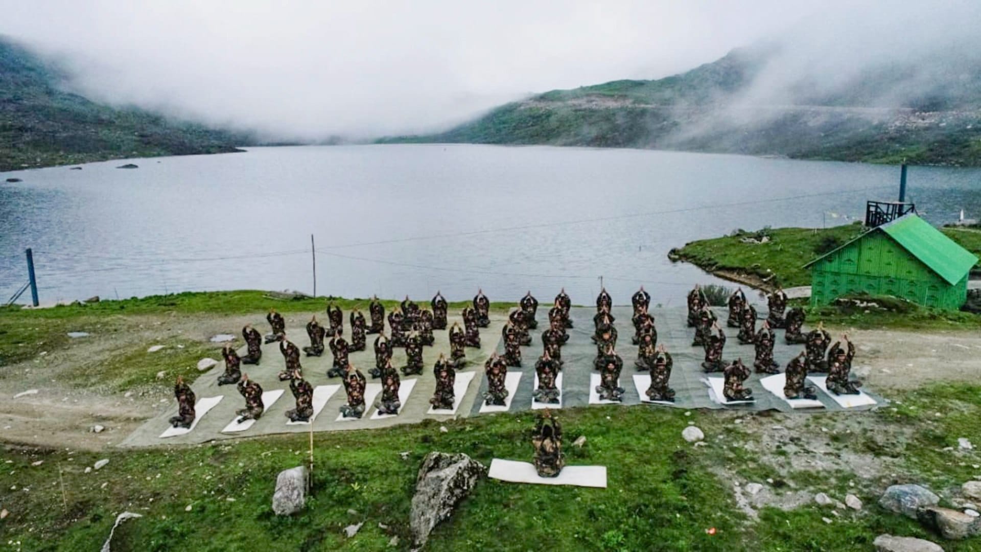 Photos This is how security forces celebrated Yoga Day