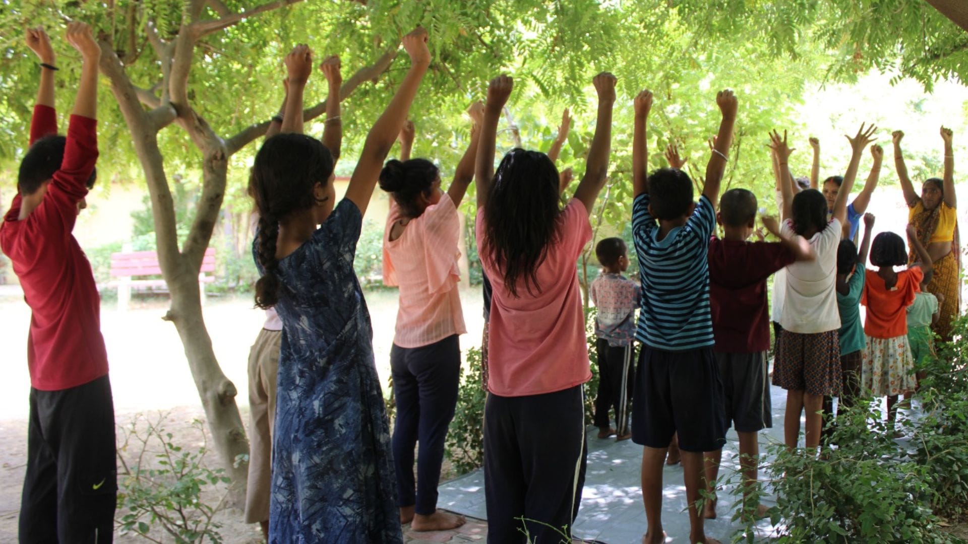 International Yoga Day Poster competition in slums of varanasi benefits pranayama explained
