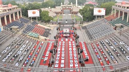 International Yoga Day, Yoga celebrated on Zero Line at JCP Attari in Amritsar of Punjab