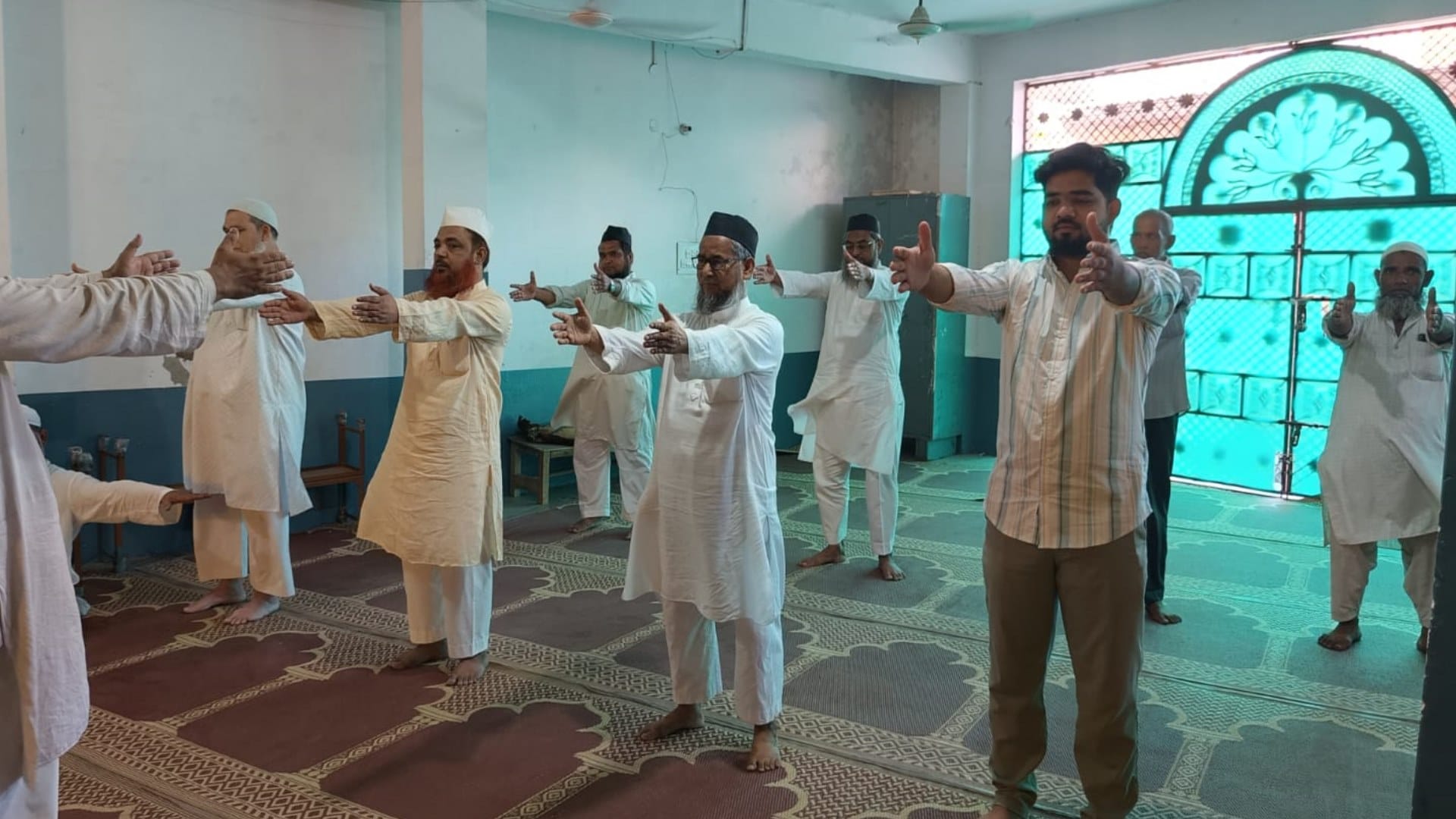 Yoga Day 2024: madarsa celebrate Yoga day in Lucknow.