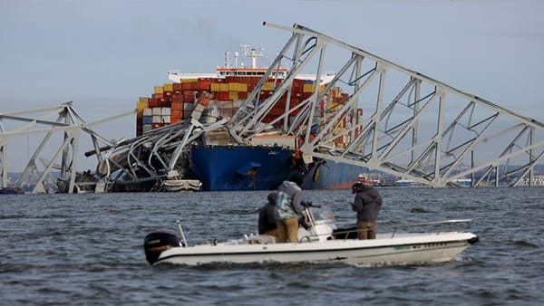 USA Baltimore bridge Indian Crew Members return from cargo ship Dali after nearly three months