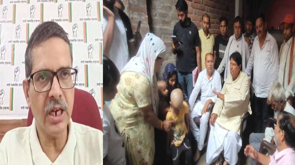 SP General Secretary met victim family in Firozabad Amitabh Thakur demanded jail superintendent be suspended
