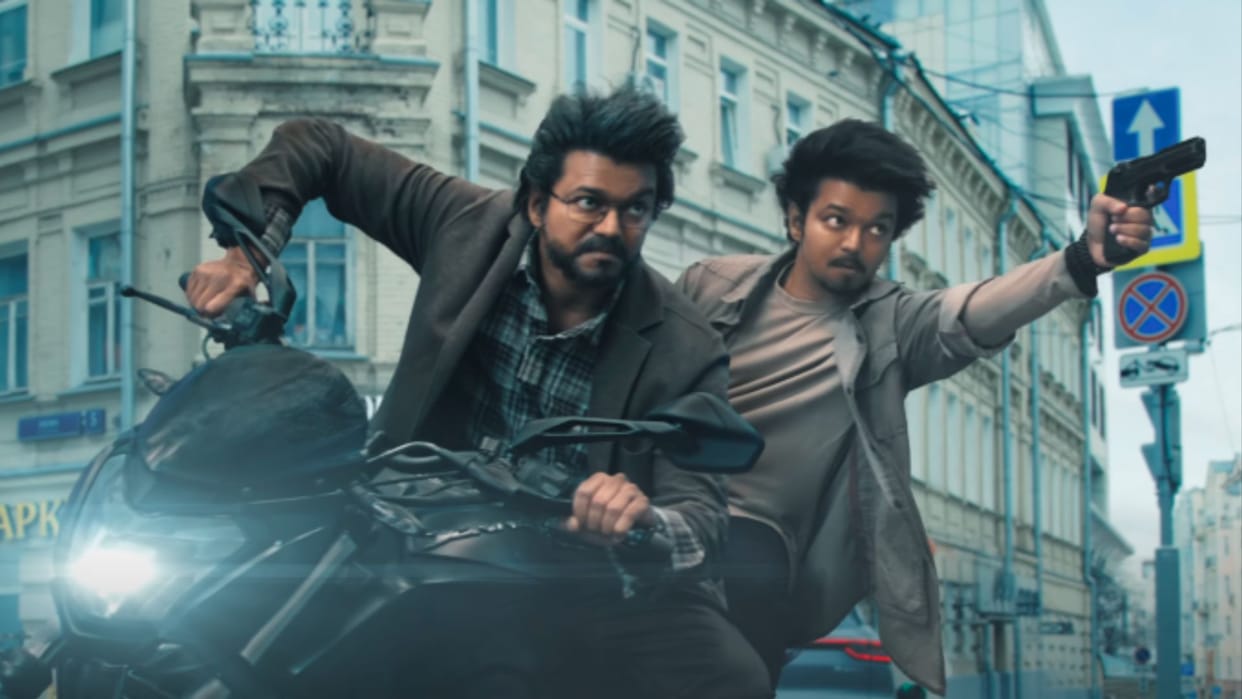 Teaser of Goat Movie released on Thalapathy Vijay birthday actor seen in double  role