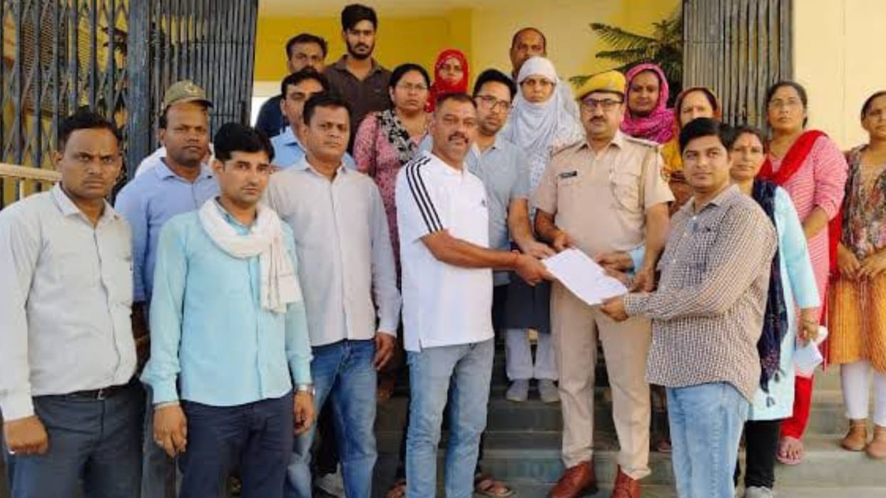 A female nursing staff was raped in Jhunjhunu
