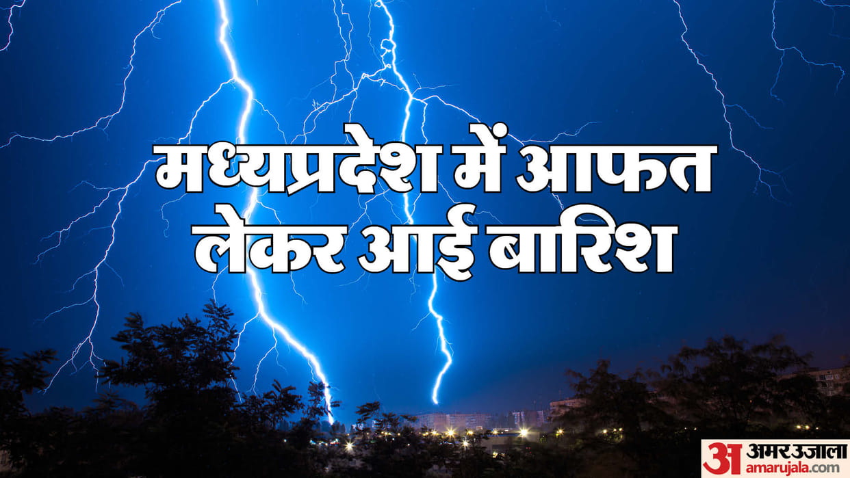 MP Weather Five people died due to lightning rain in many districts monsoon is progressing rapidly