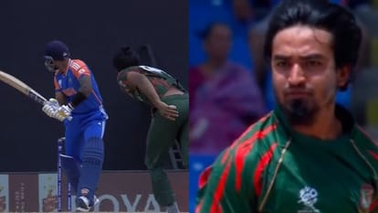 ind vs ban: tanzim hasan sakib aggressive reaction towards virat kohli, got suryakumar wicket in one over