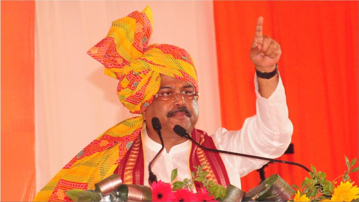 Central Minister Dharmender Pardhan Targets congress in Rohtak of Haryana