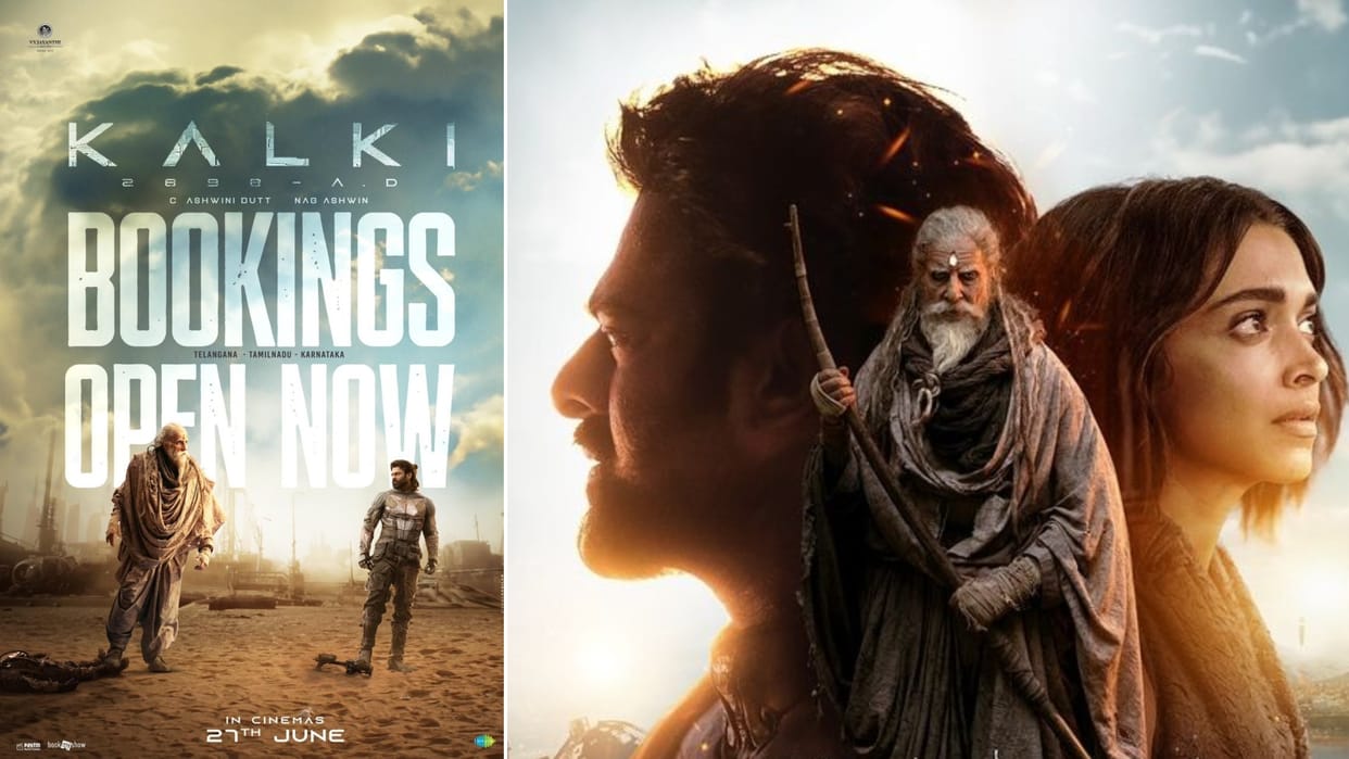 Kalki 2898 AD Booking Opens Now directed by Nag Ashwin for Telangana Tamilnadu Karnataka Prabhas Deepika
