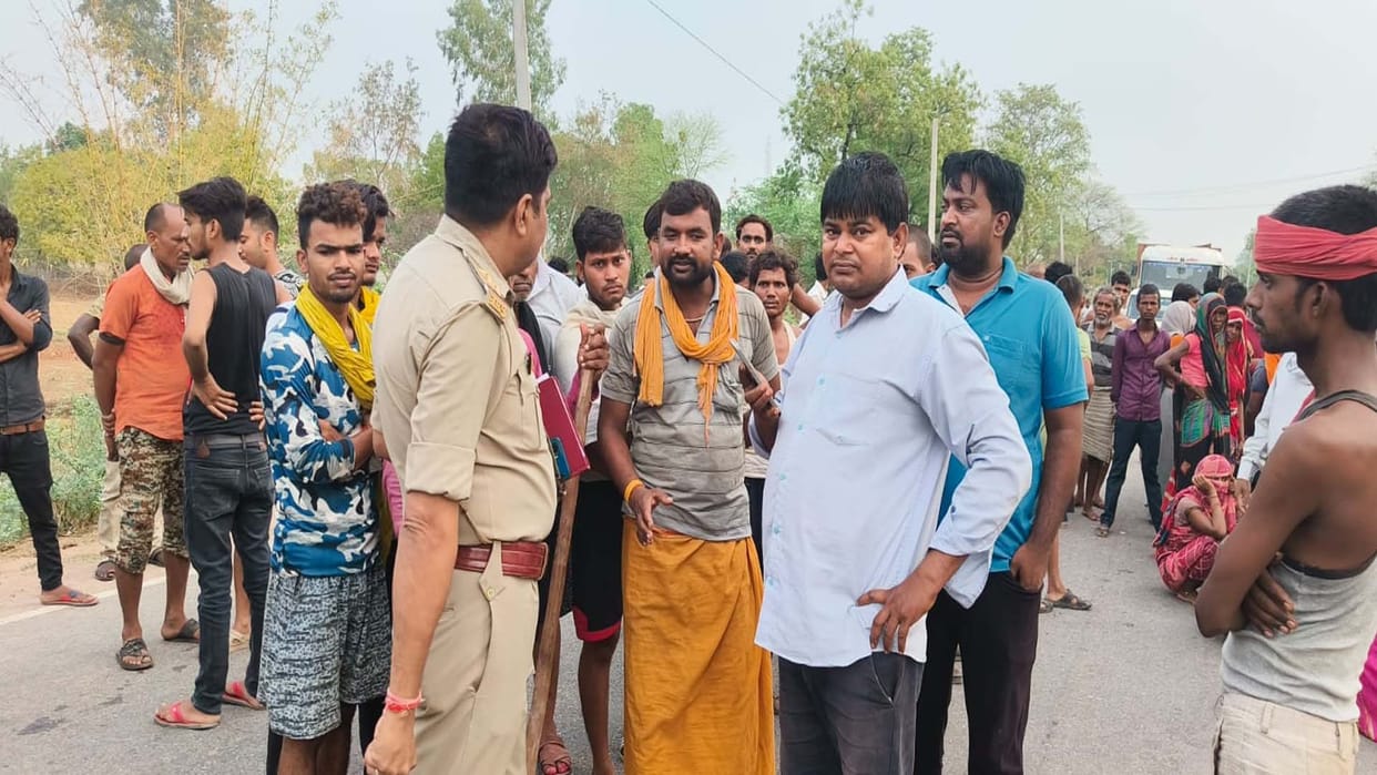 Banda Accident: Woman crushed by truck, body parts scattered on road