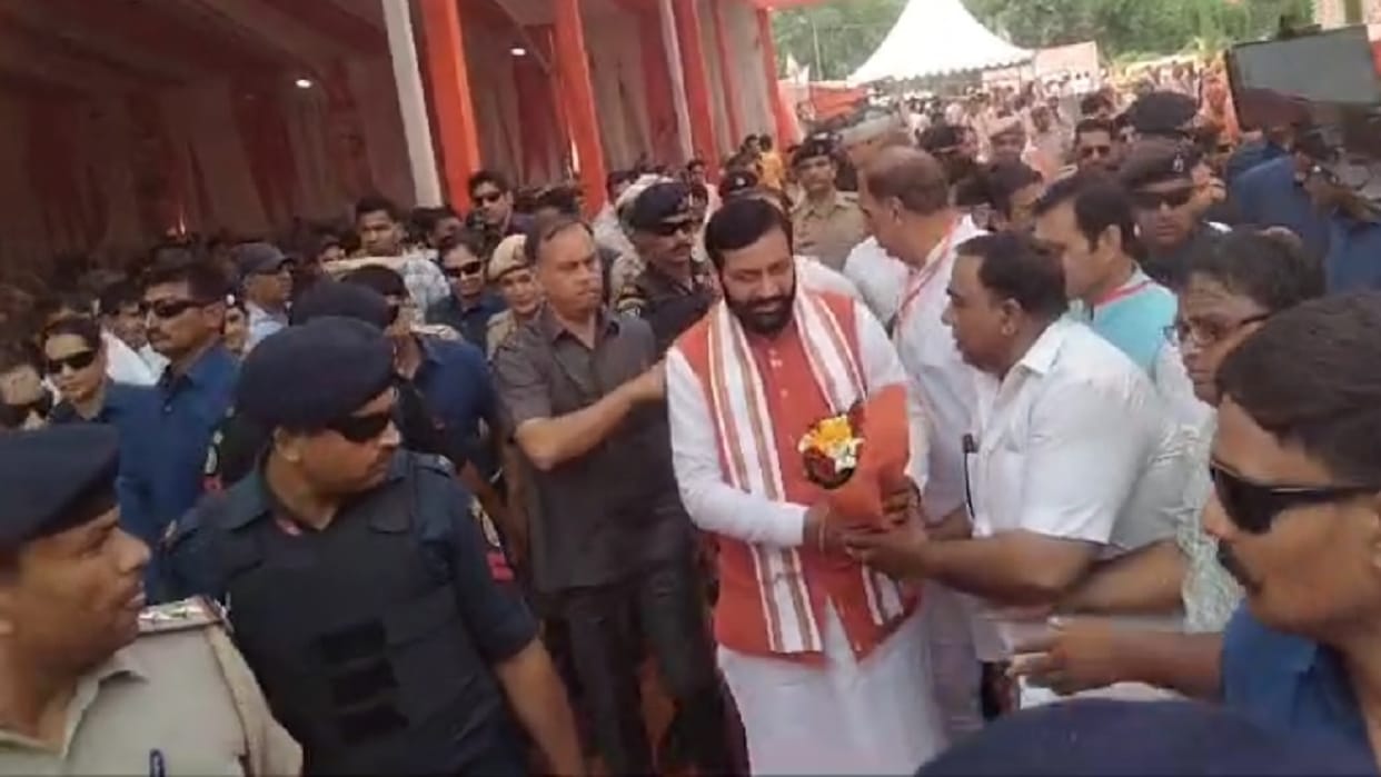 CM Nayab Saini reached Rohtak, BJP state level felicitation ceremony today