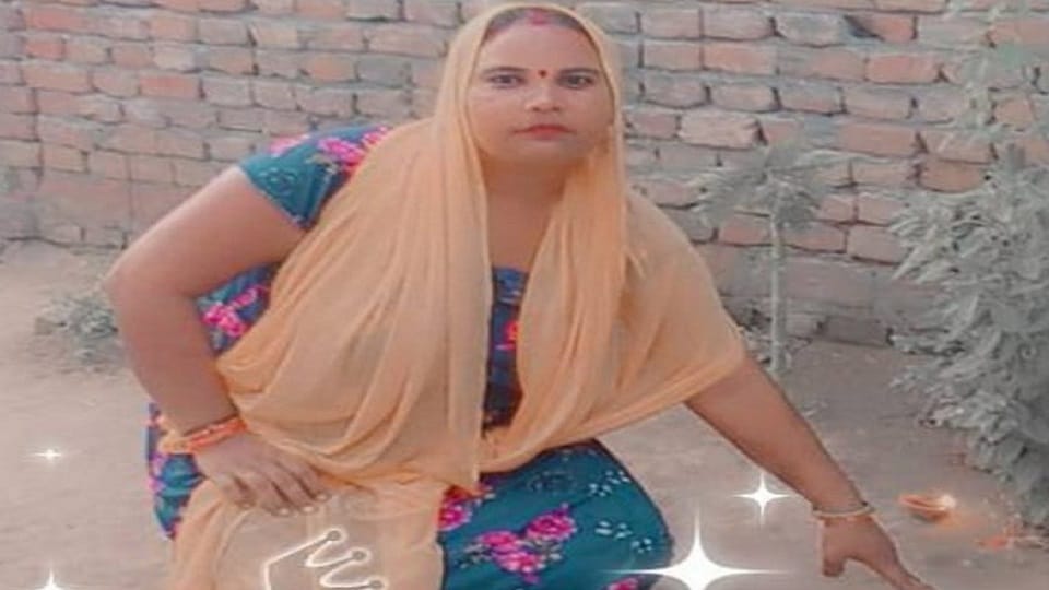A woman crushed by a vehicle