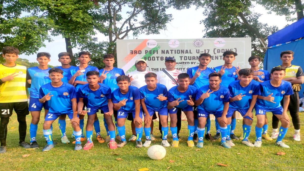 PEFI Football Tournament: Shivam's hat-trick helped Uttar Pradesh beat Jharkhand by five goals