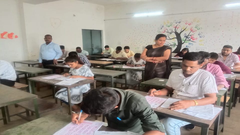 पीपीटी परीक्षा में कम संख्या में अभ्यर्थी हुए शामिल