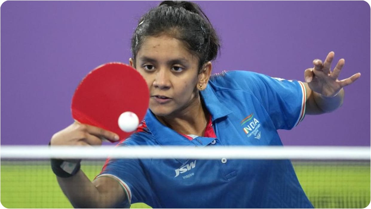 Sreeja Akula moved to Pre quarter final of Paris Olympics became second female TT player to do so