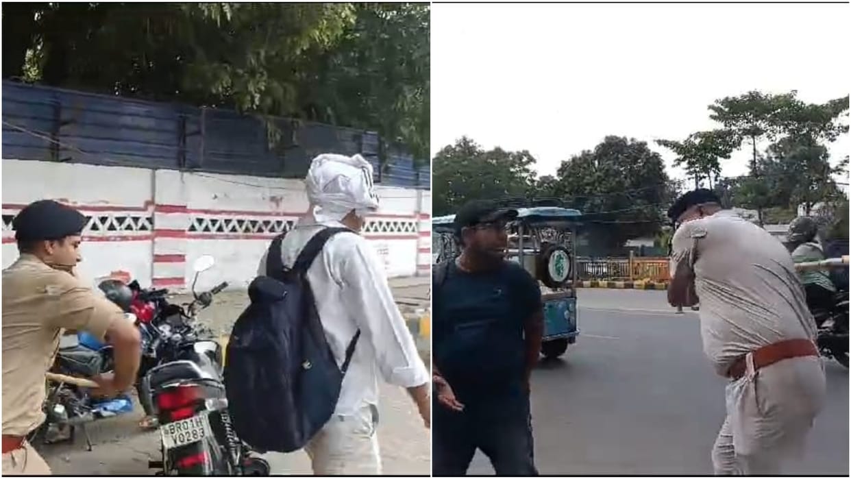 Bihar News : Bihar police lathicharged guest teachers in Patna, six years of job terminated