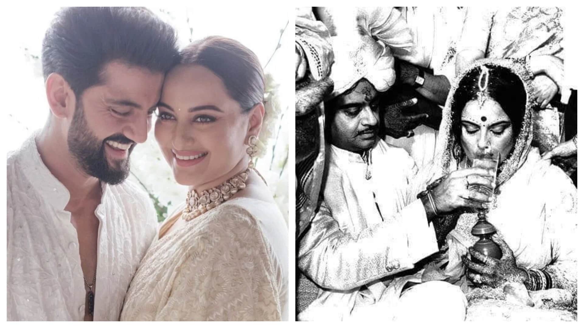 Sonakshi Sinha Zaheer Iqbal Wedding why actress wore 44 year old saree know reason here