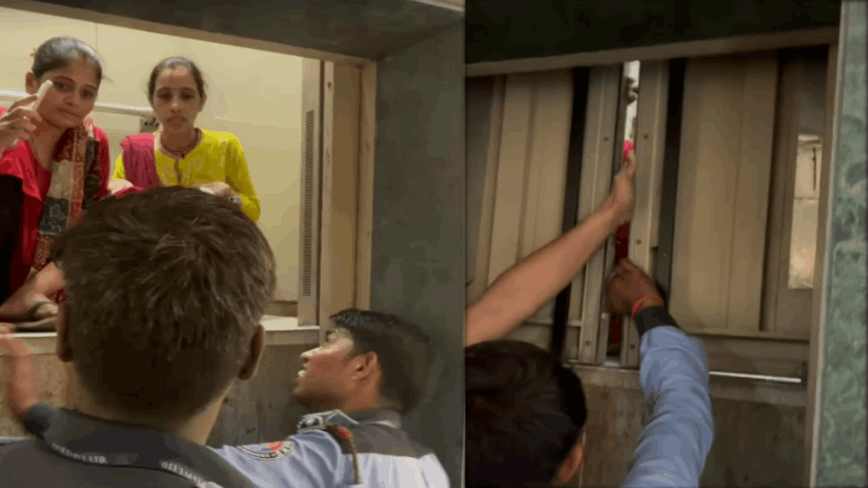 two women got stuck in a lift in Noida Sector 134 After Ghaziabad