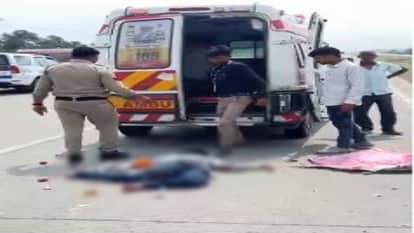 Shajapur Road Accident Speed wreaks havoc truck hits bike rider young man dies in accident