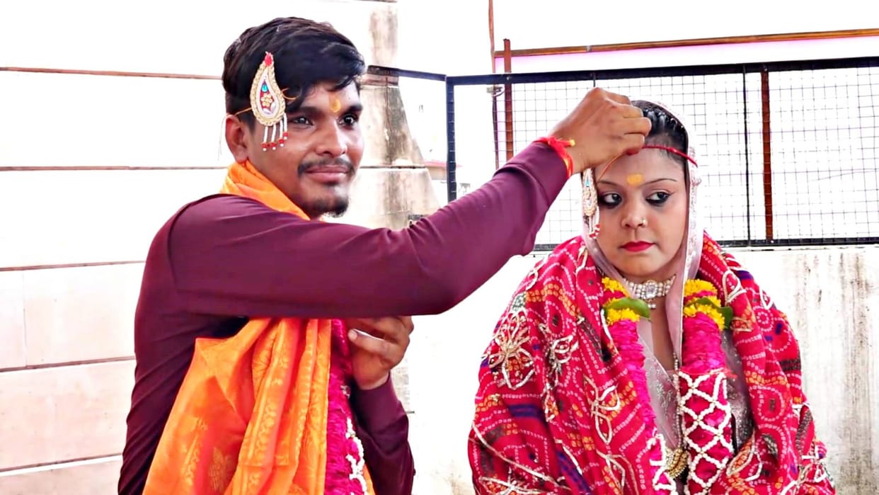 Divorced Muslim woman Farah tied knot with Aniket in Ujjain