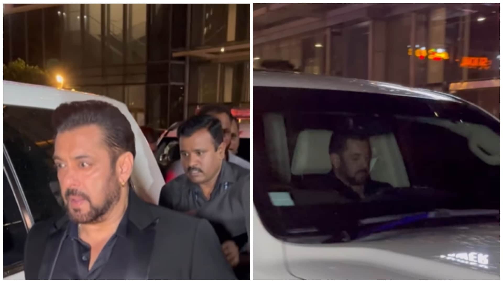 Sonakshi Sinha Zaheer Iqbal Reception Salman Khan arrived in tight security video went viral