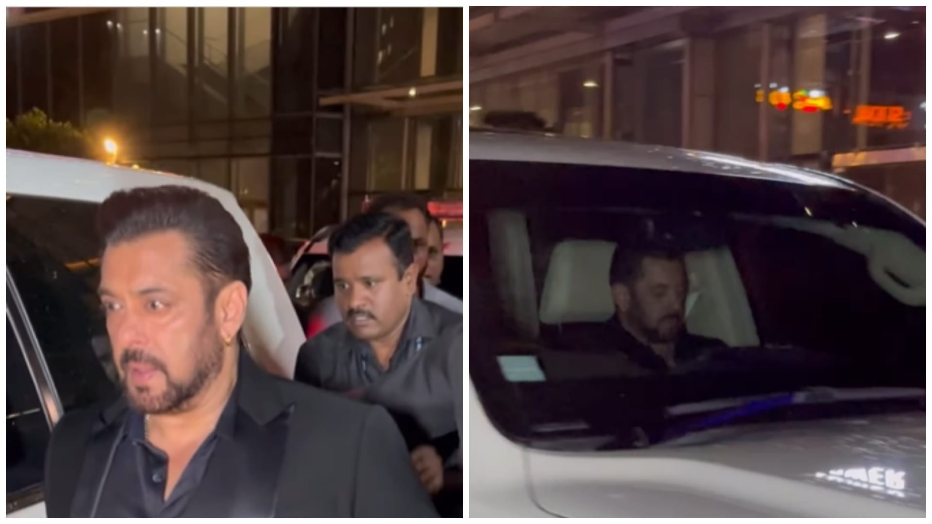 Sonakshi Sinha Zaheer Iqbal Reception Salman Khan arrived in tight security video went viral