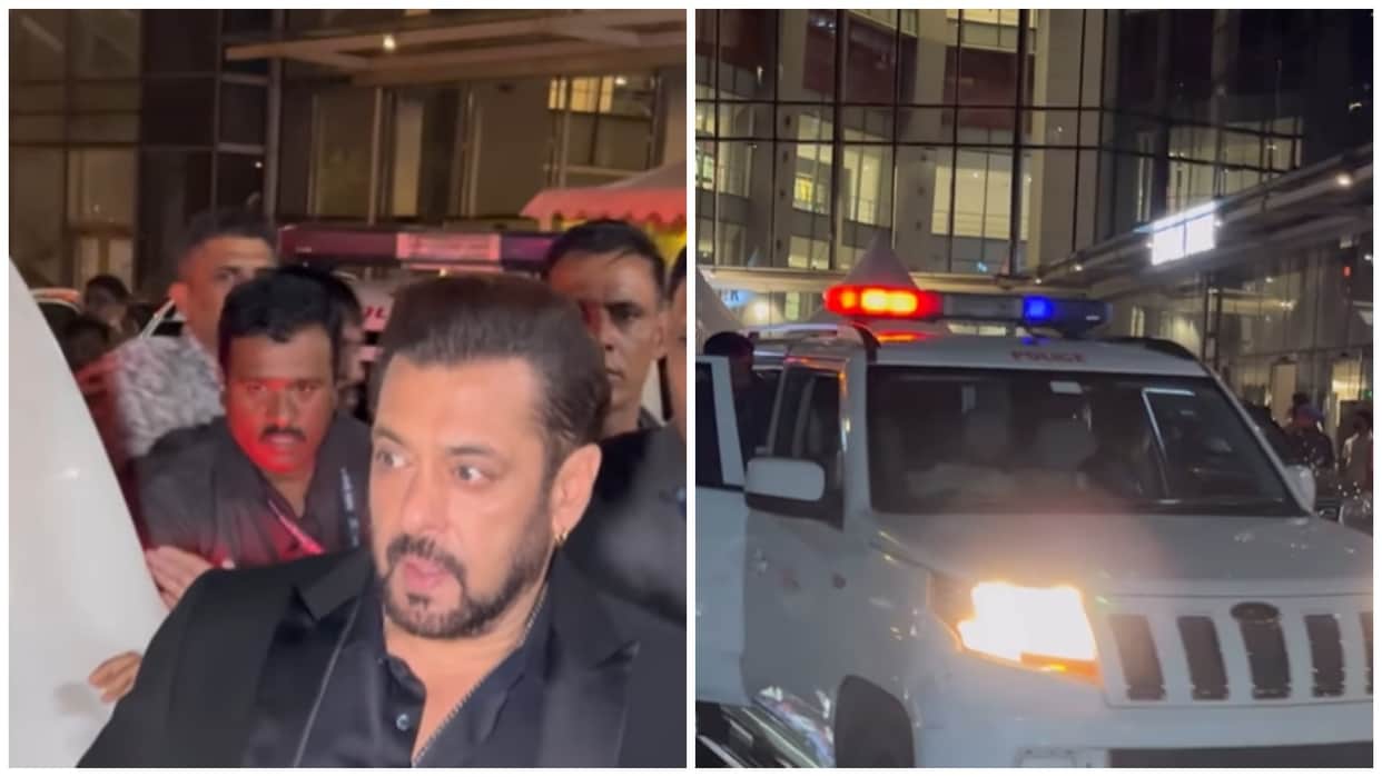 Sonakshi Sinha Zaheer Iqbal Reception Salman Khan arrived in tight security video went viral