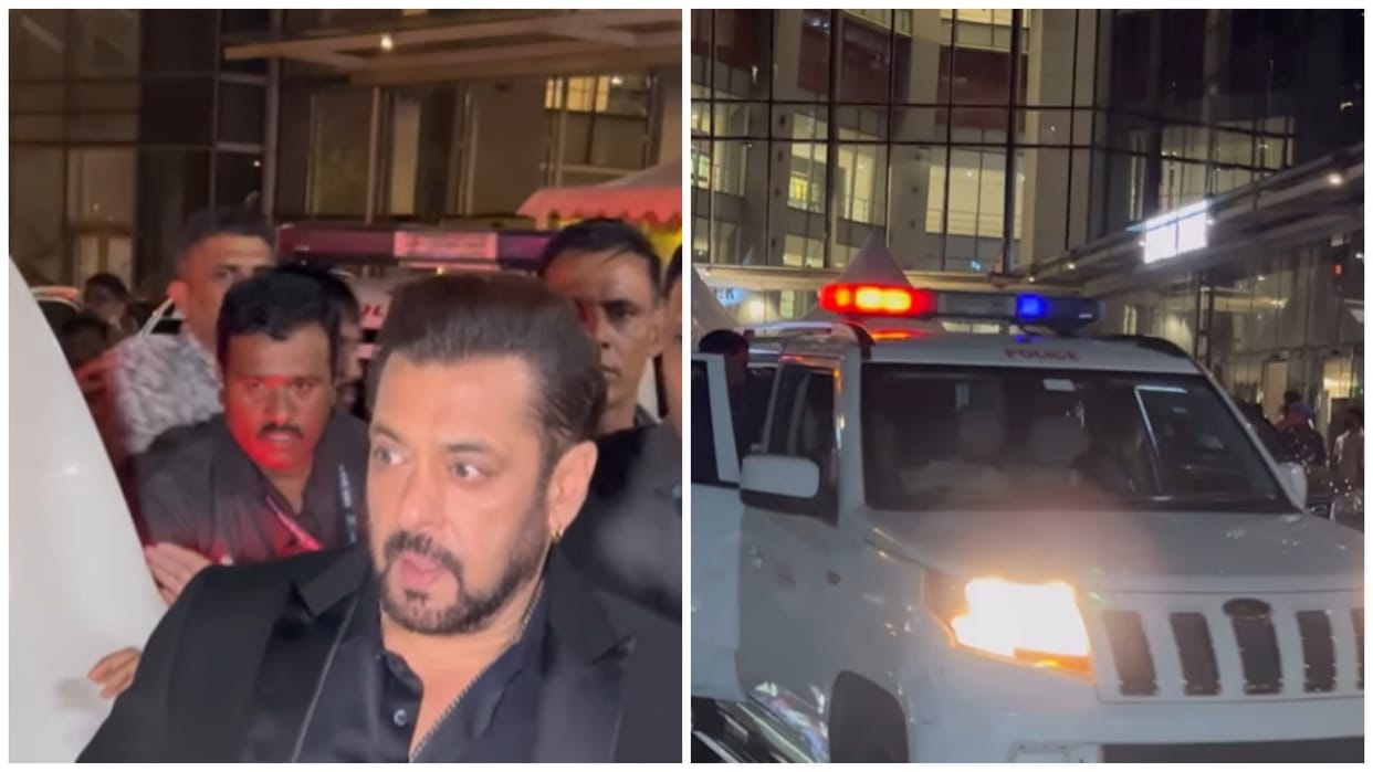 Sonakshi Sinha Zaheer Iqbal Reception Salman Khan arrived in tight security video went viral