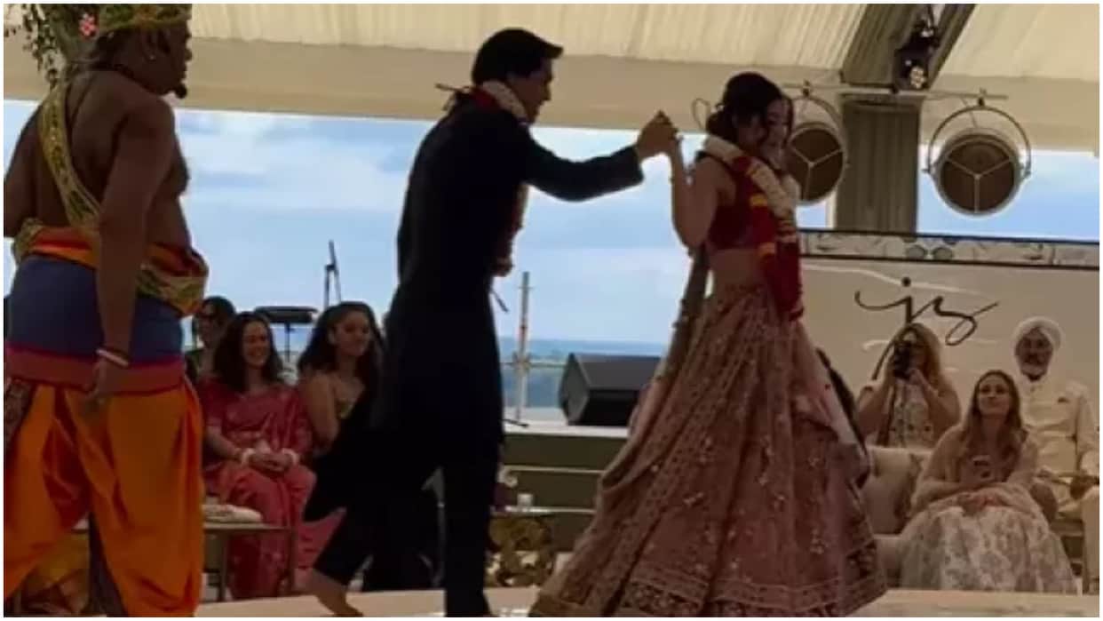 Vijay Mallya son Siddharth Mallya Takes Phera With Jasmine In A Hindu Wedding Photos Viral On social Media