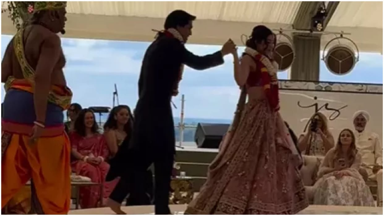 Vijay Mallya son Siddharth Mallya Takes Phera With Jasmine In A Hindu Wedding Photos Viral On social Media