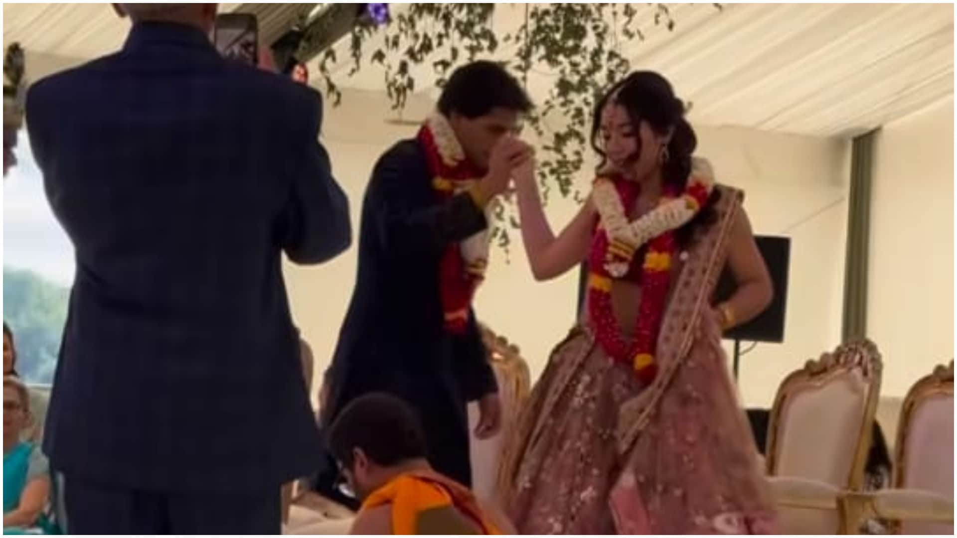 Vijay Mallya son Siddharth Mallya Takes Phera With Jasmine In A Hindu Wedding Photos Viral On social Media