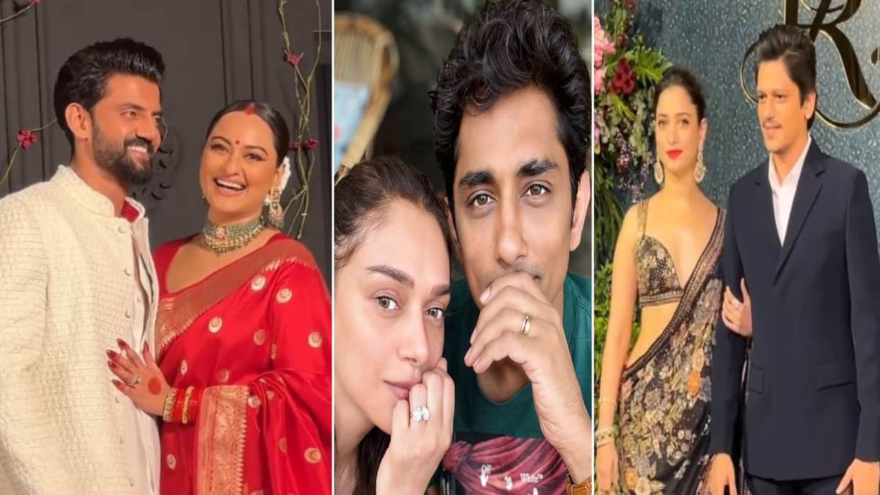 Celebrity Couples who are likely to get married in 2024 Sonakshi Sinha Zaheer Iqbal Tamanna Vijay Verma