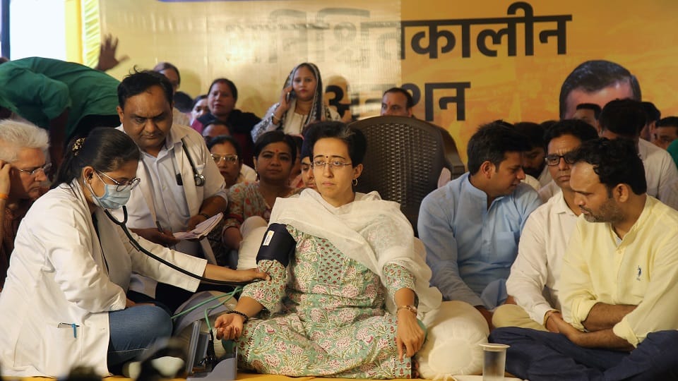 Atishi on indefinite hunger strike demanding water