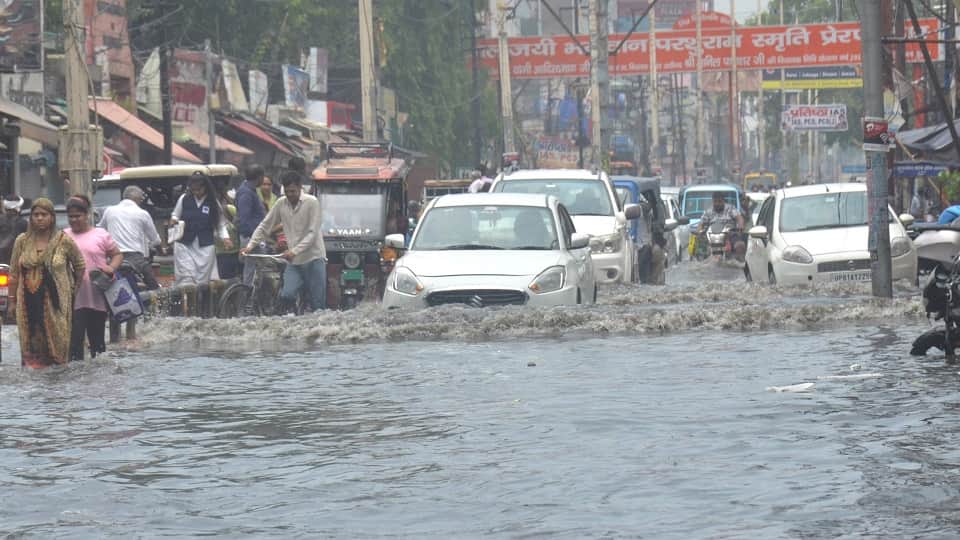Condition of Aligarh Smart City due to rain