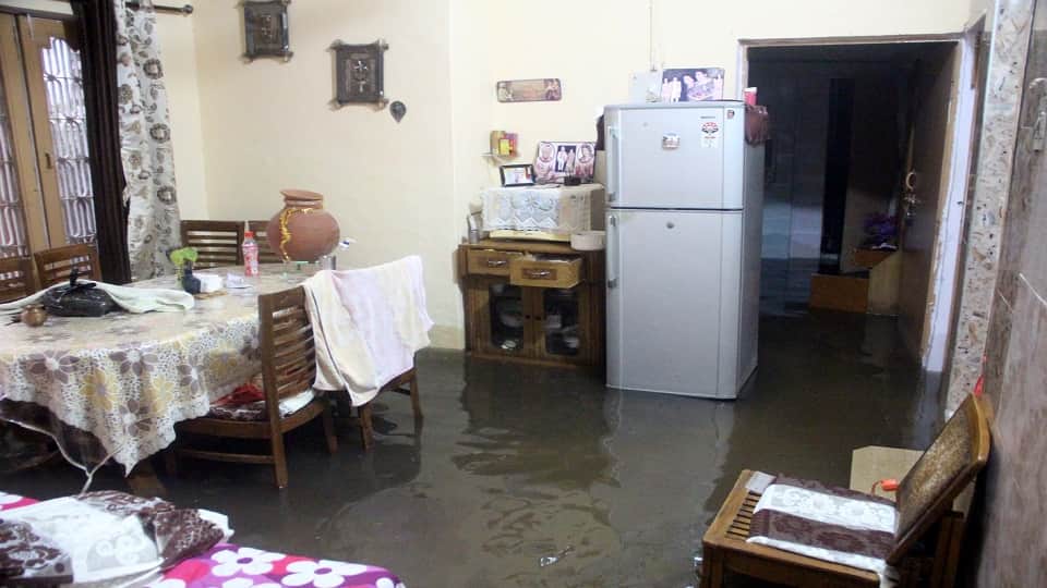 Condition of Aligarh Smart City due to rain